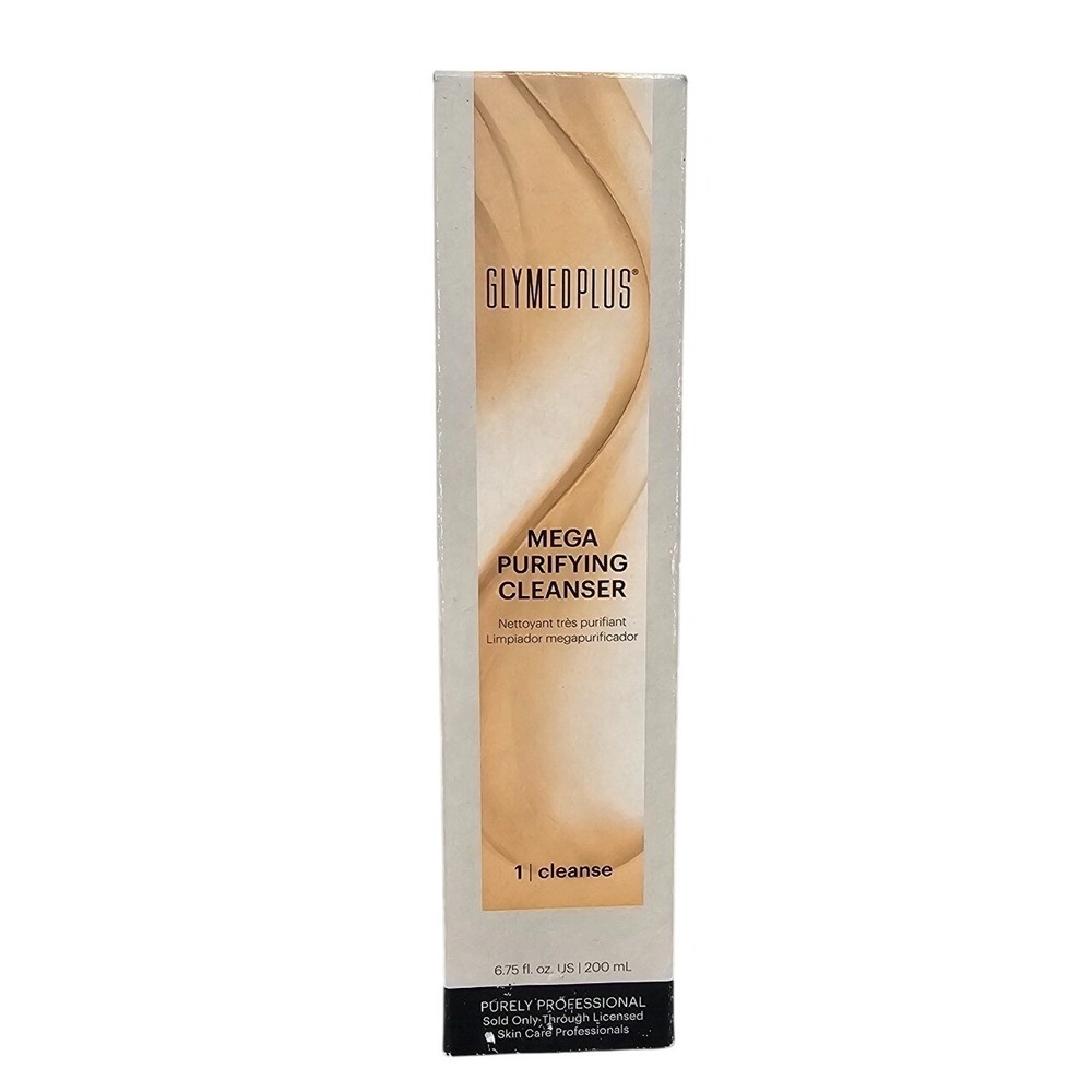 GlyMed Mega Purifying Cleanser Spa Quality Skin Care 6.75oz / 200ml New In Box